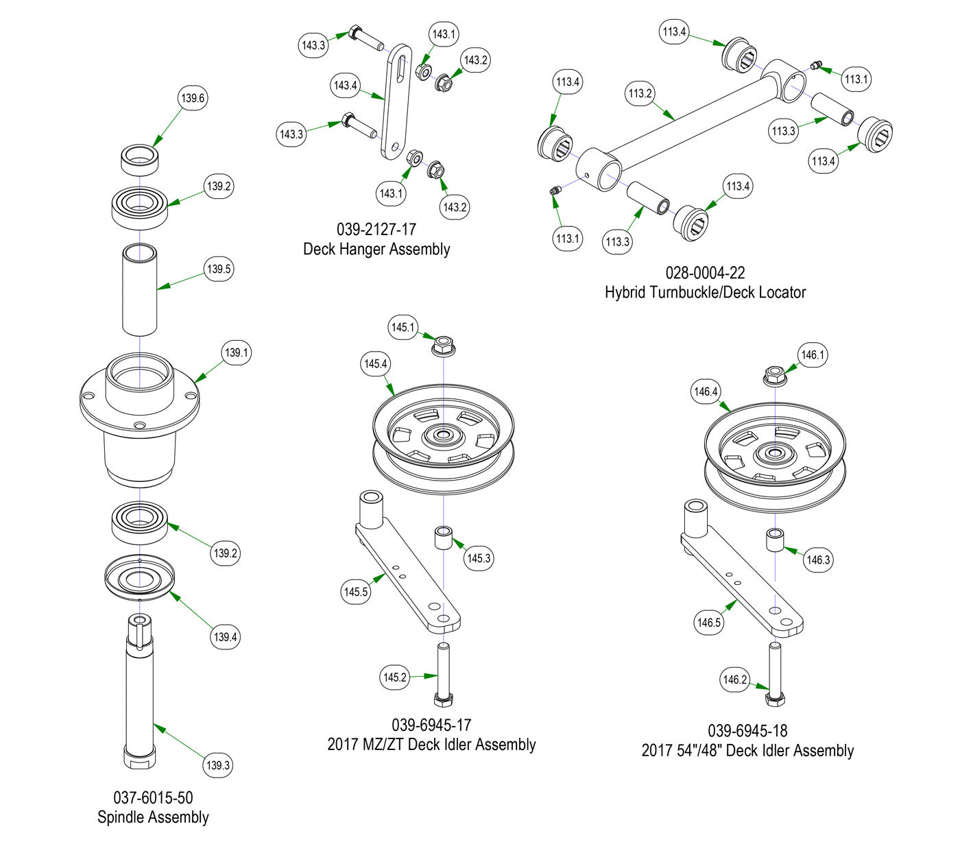 Deck Sub Assemblies