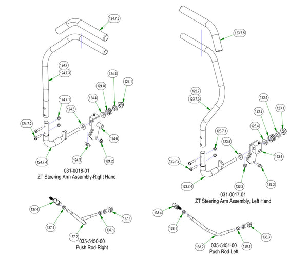 Drive Arm Sub Assemblies