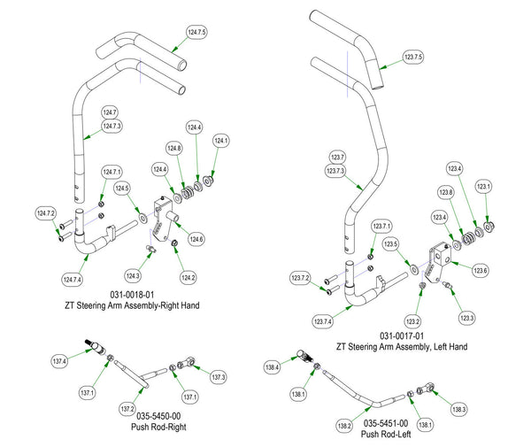 Drive Arm Sub Assemblies