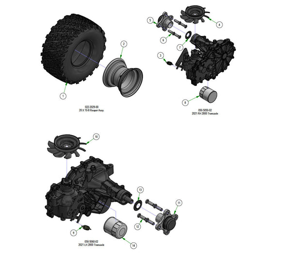 Transaxle Subassemblies