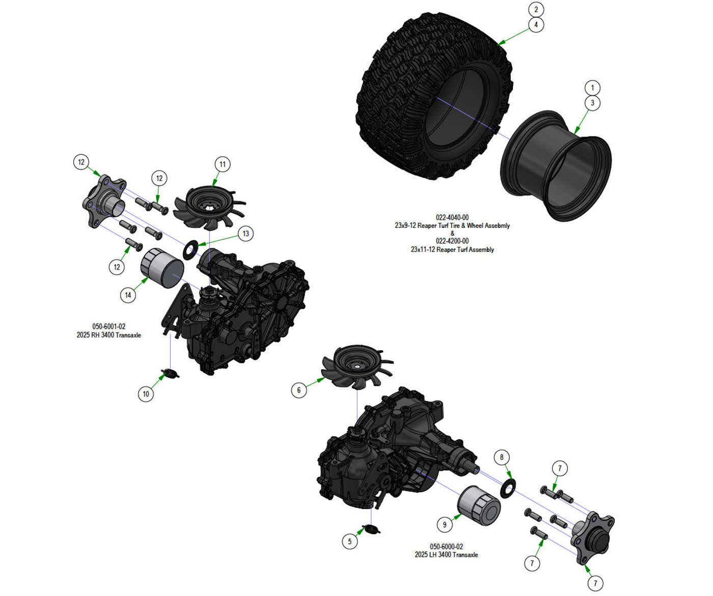 Transaxle Subassemblies
