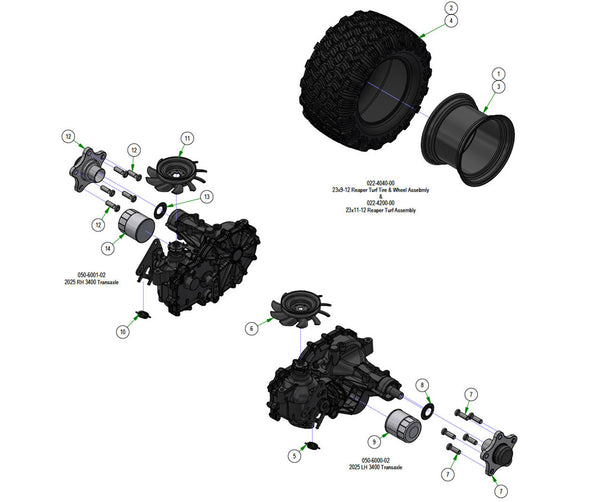 Transaxle Subassemblies