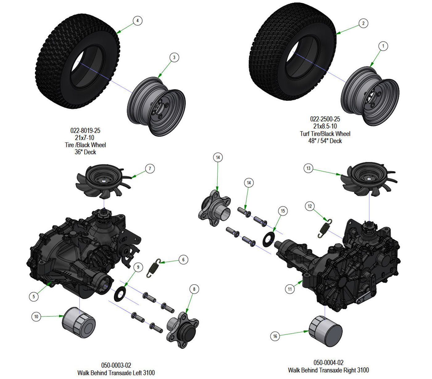 Transaxle Subassemblies