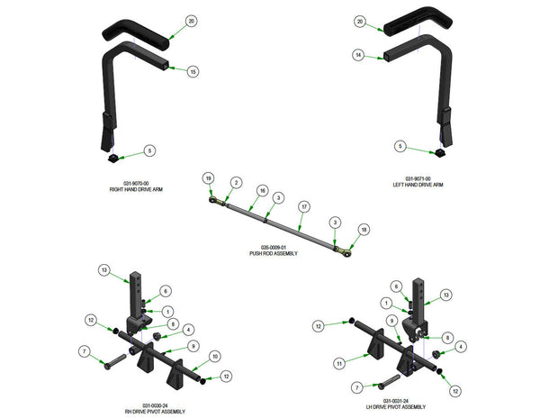 Drive Arm Subassemblies