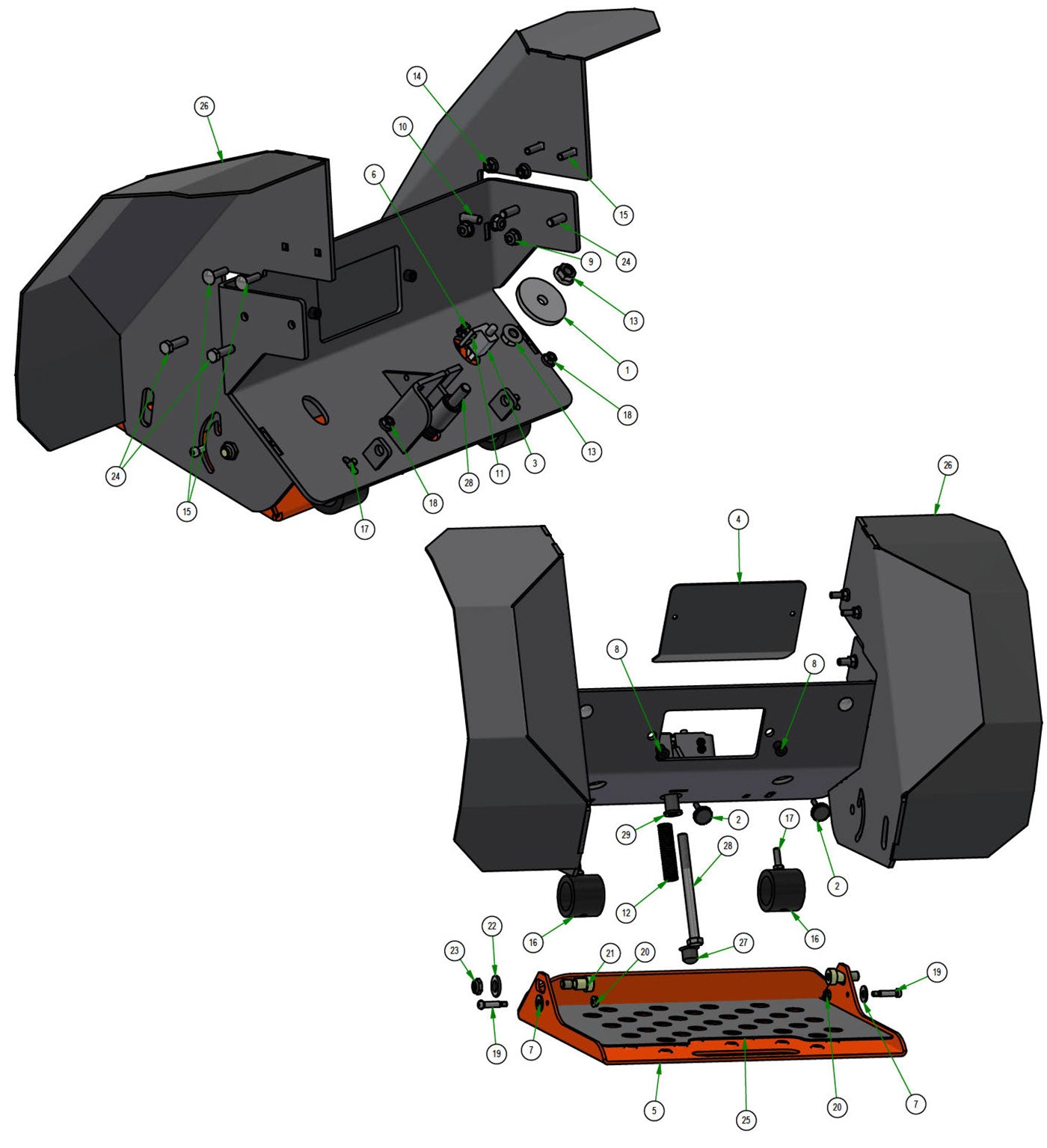 36" Fenders