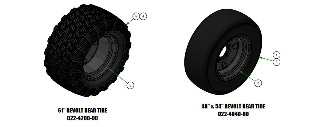48-61" Transaxle Subassemblies