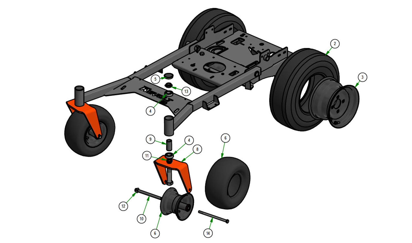 Tires & Front Spindles