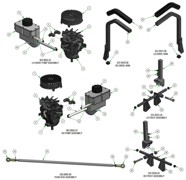 Drive Arm Subassemblies