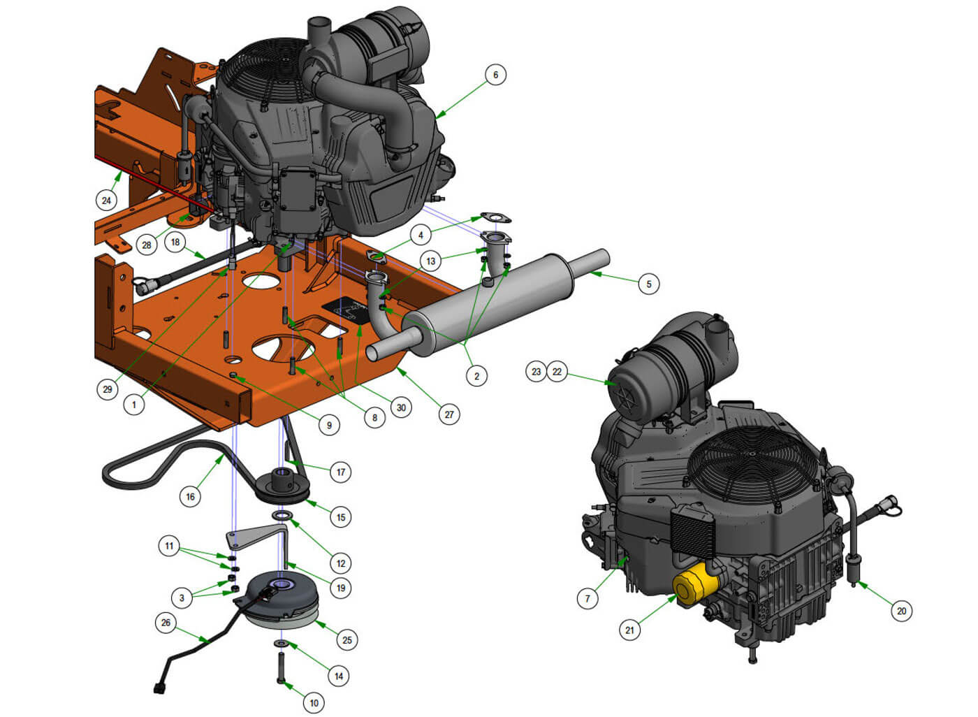 Engine Vanguard EFI