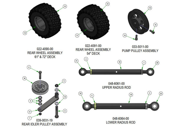 Rear Suspension Subassemblies