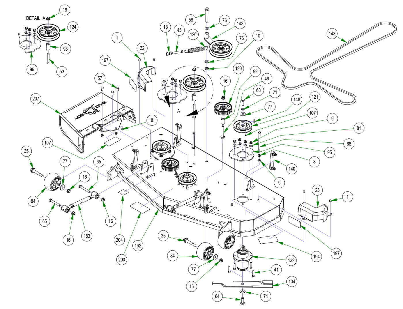 48" Deck Assembly