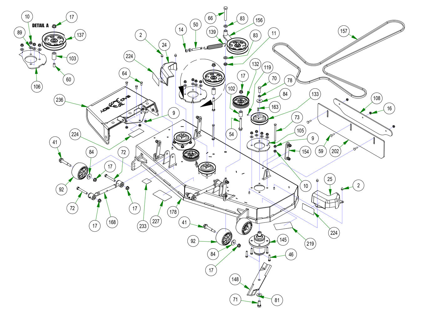 48" Deck Assembly