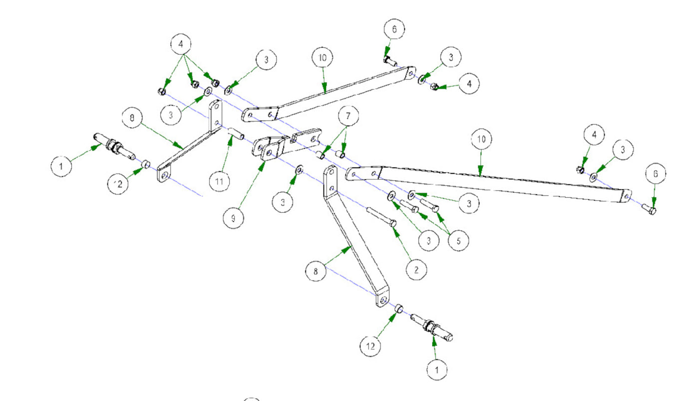 5' Cutter A-Arms Parts