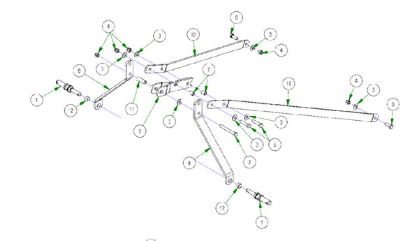 5' Cutter A-Arms Parts