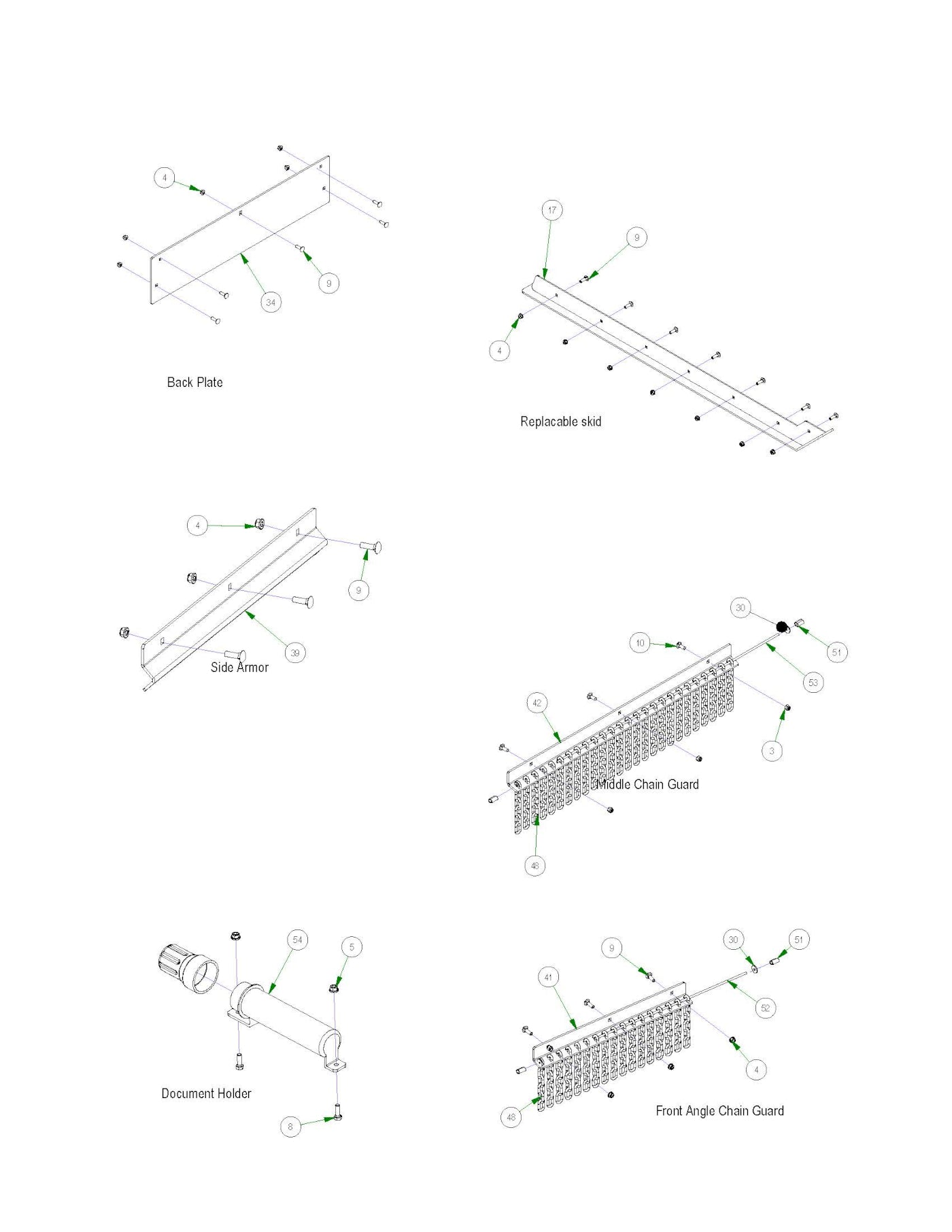 Plates and Chain Parts