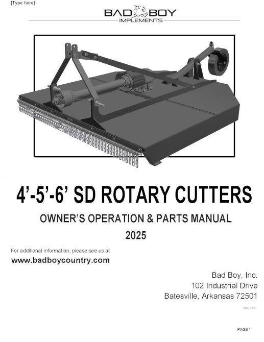 2025 4'/5'/6' Cutter
