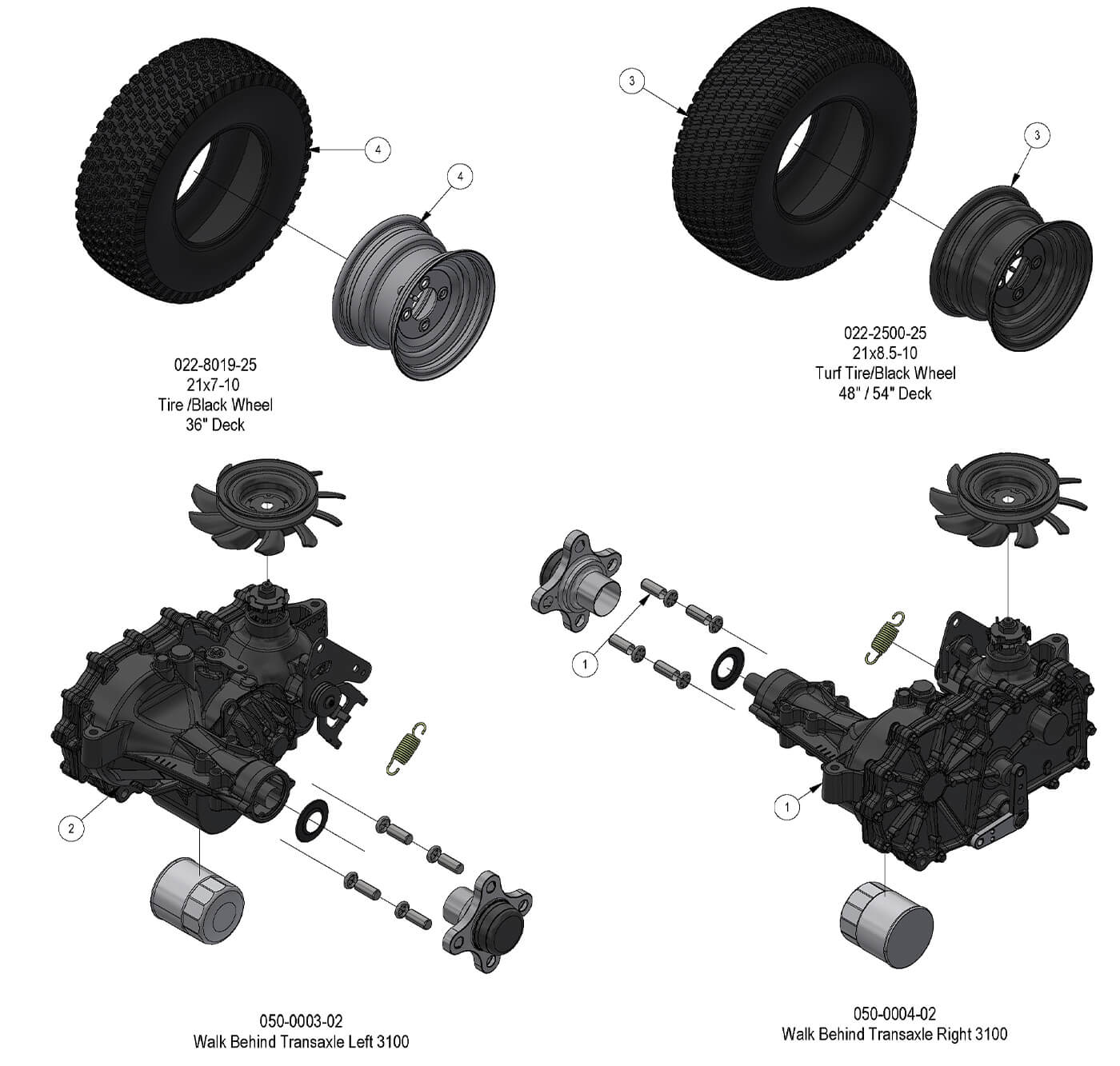 Transaxle Subassemblies