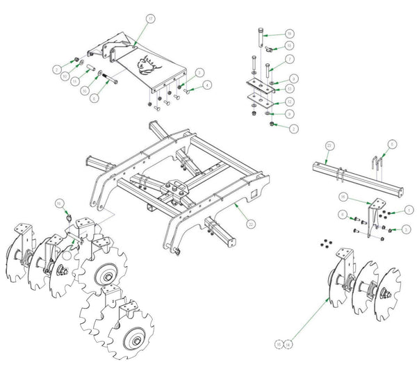 4'/5' Disc Harrow Parts