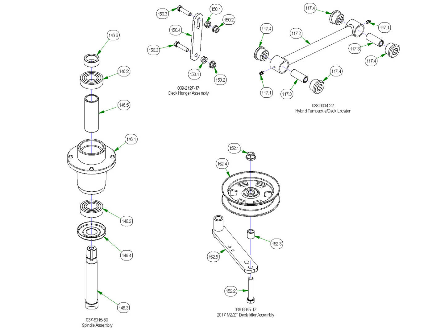 Deck Sub Assemblies