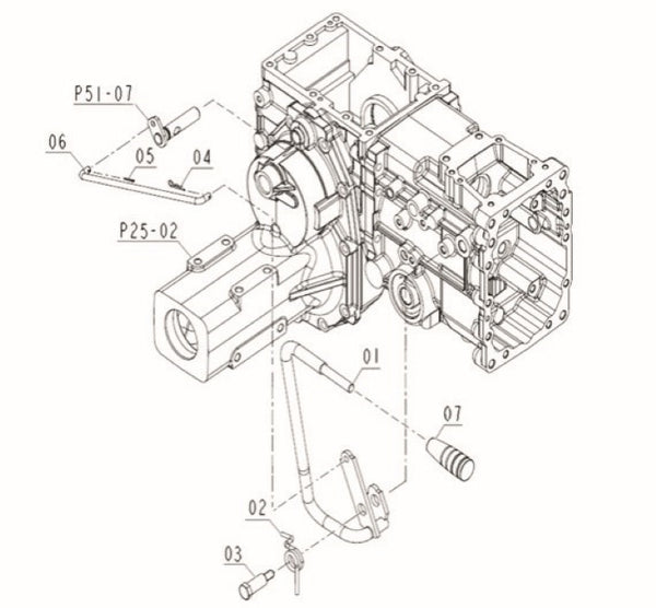 Differential Lock Lever -HST 3026H Only