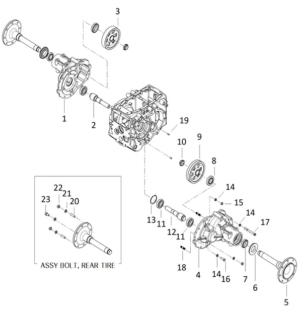 Driving Part, Rear Axle