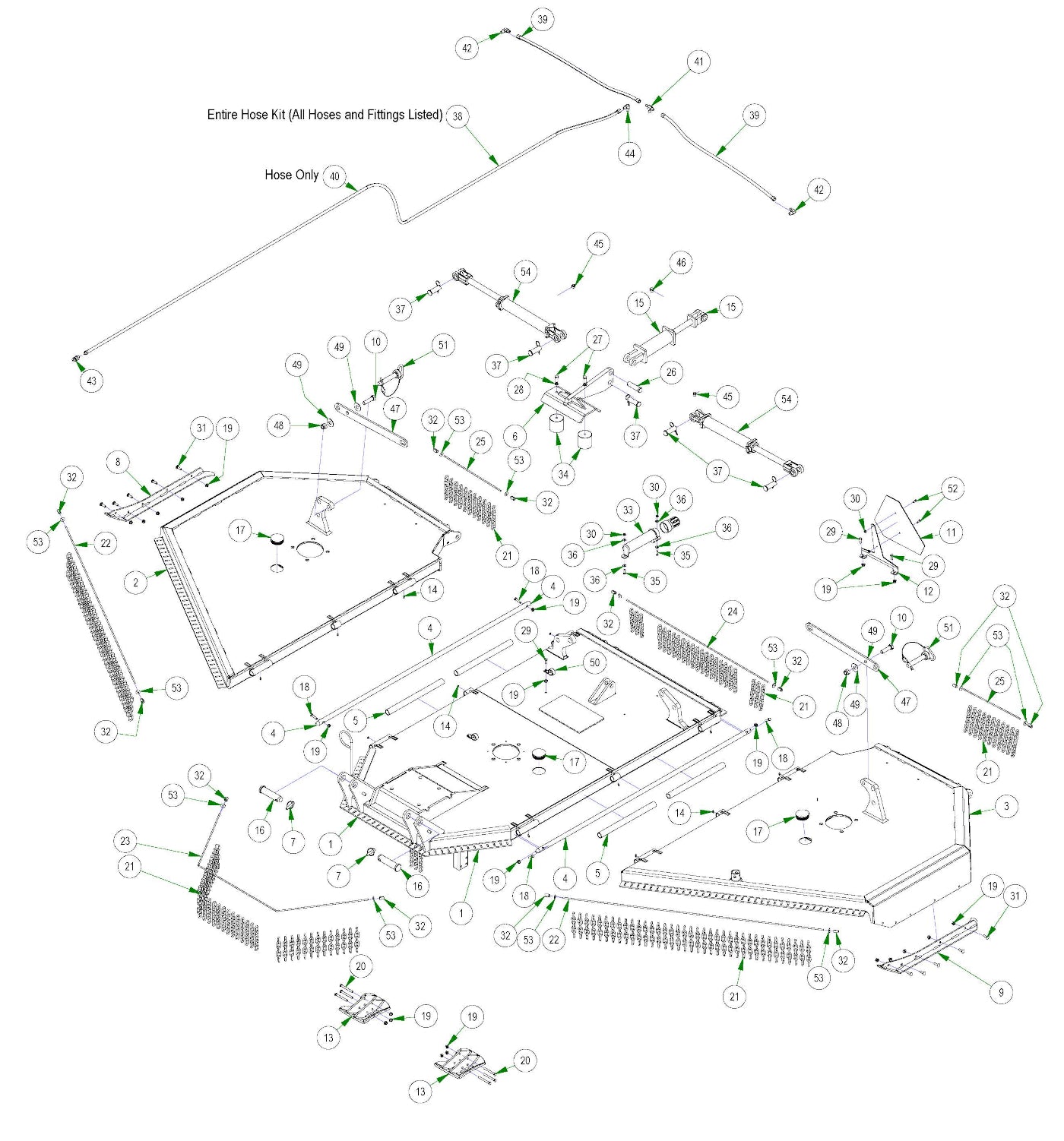 Flexwing Main Assembly Parts