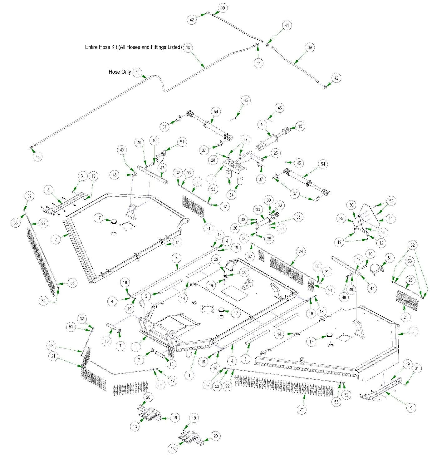 Flexwing Main Assembly Parts