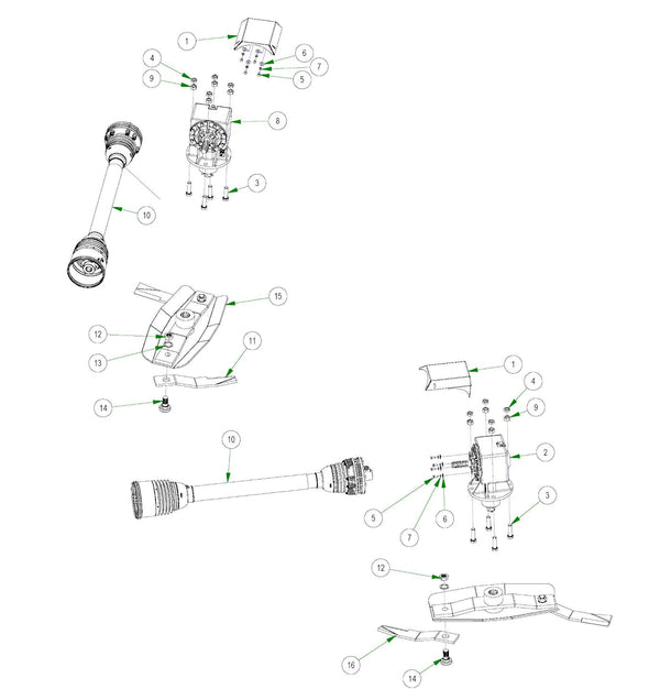 Flexwing Left and Right Driveline Parts
