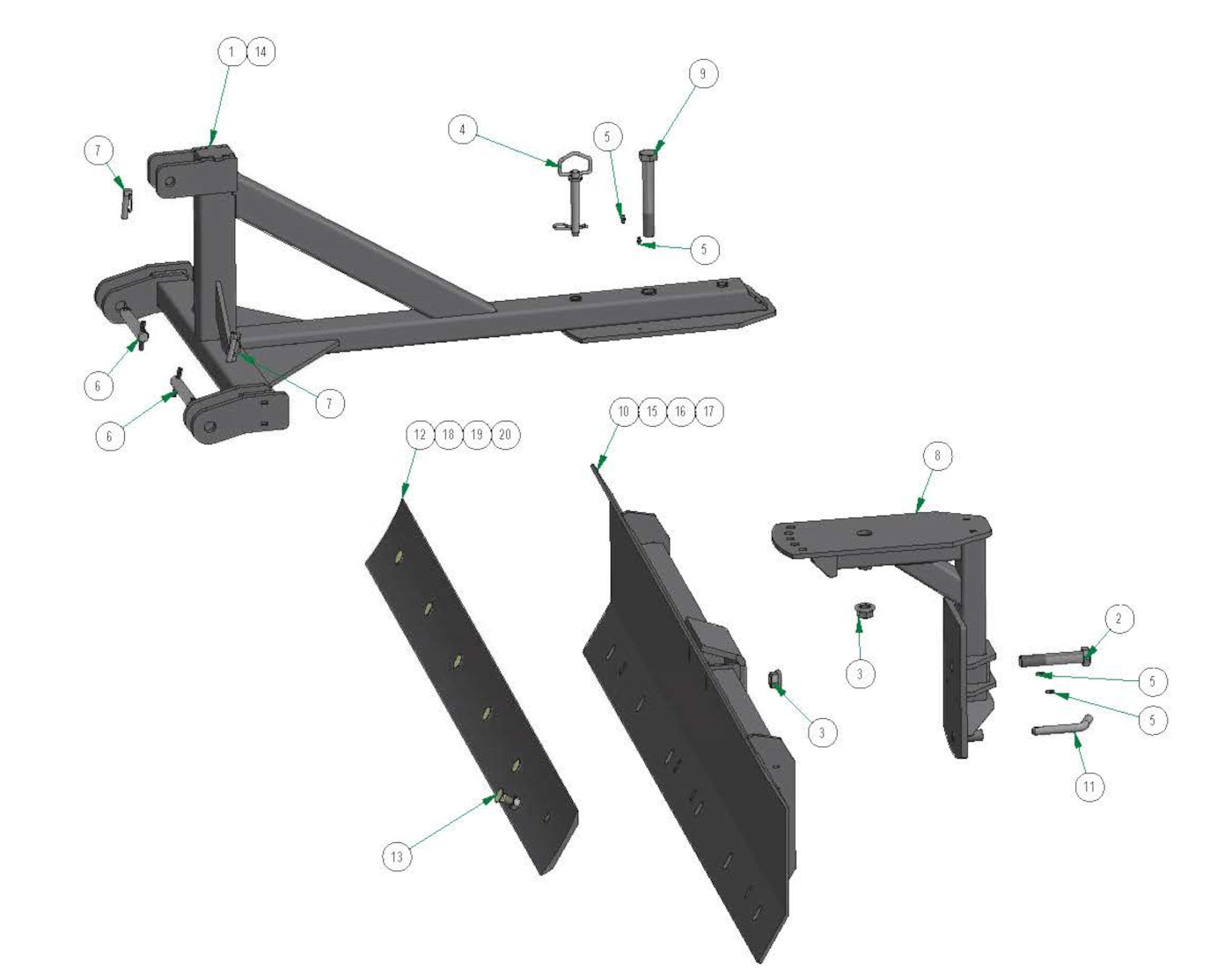 Grader Blade Parts