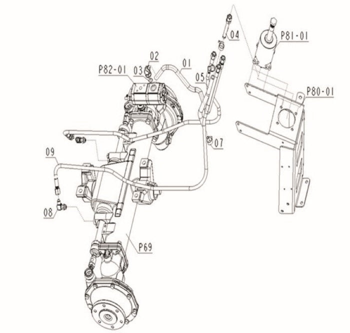 Hydraulic Oil Line (Steering)