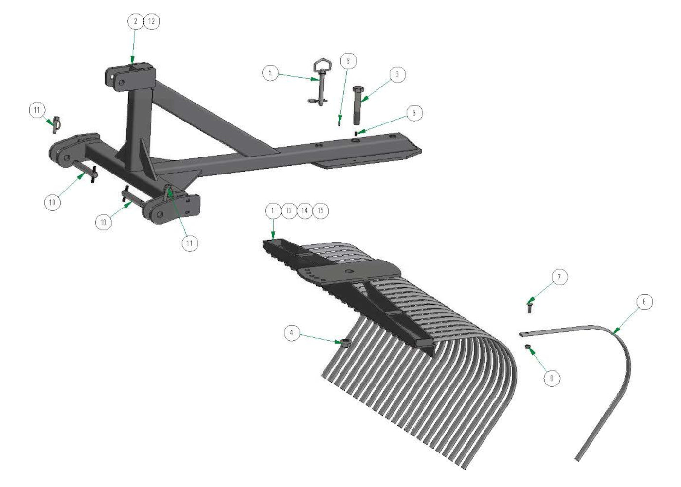 Land Rake Parts