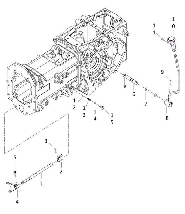 Lever Assembly, Range Shift