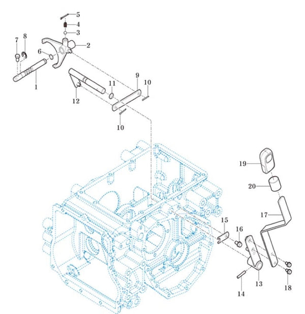 PTO Change Lever
