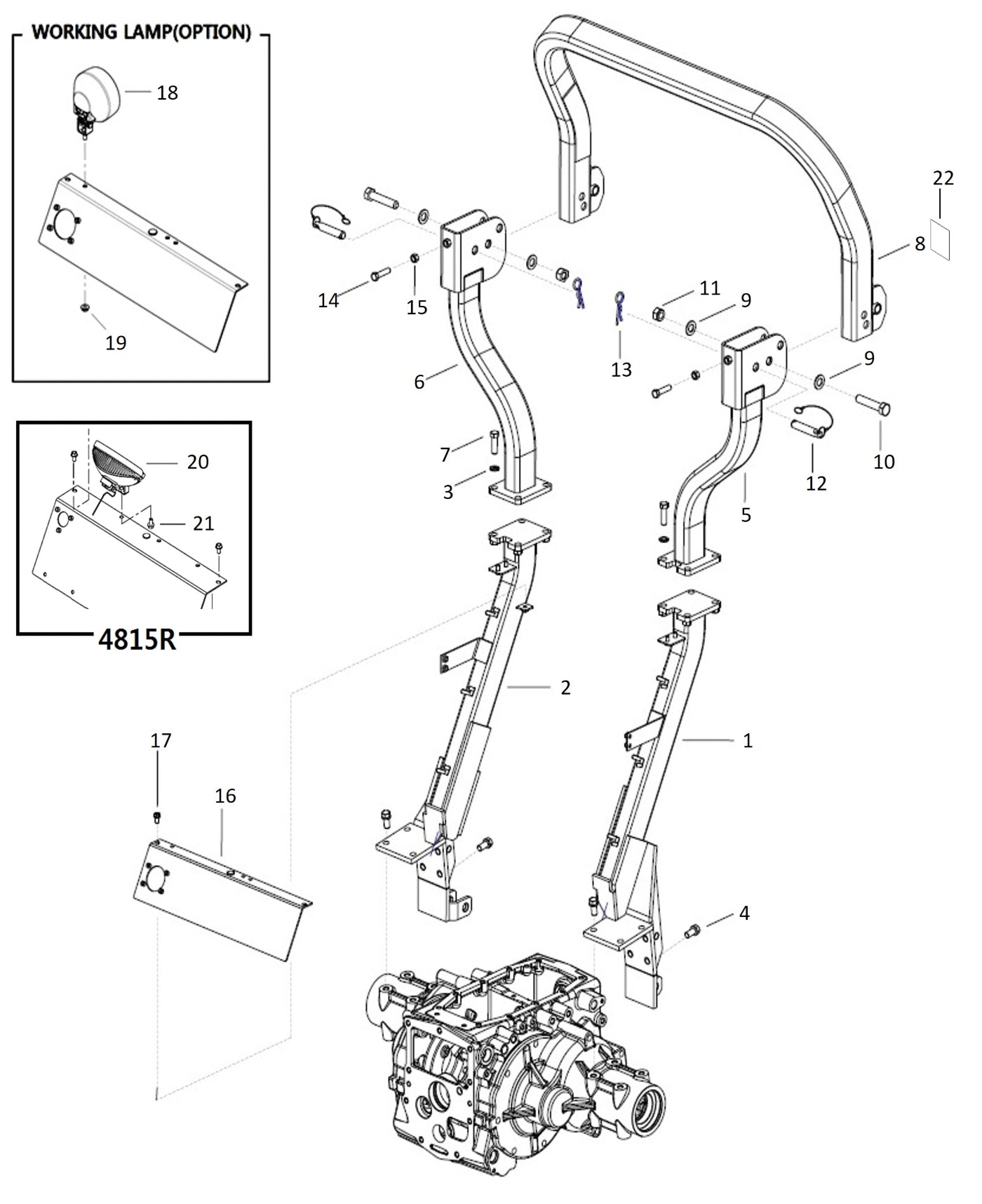 ROPS Frame Assembly