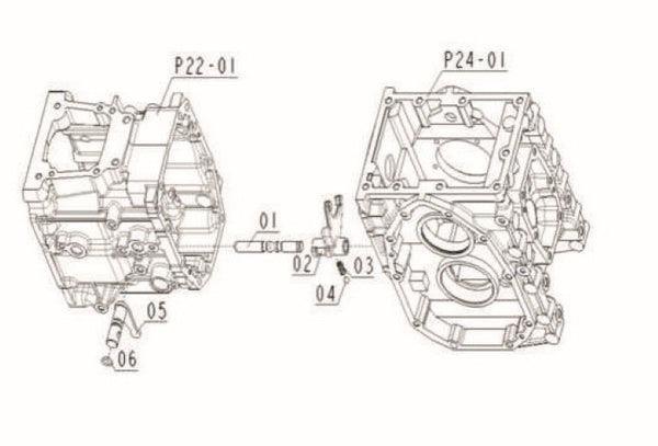 Range Gear Shift Fork
