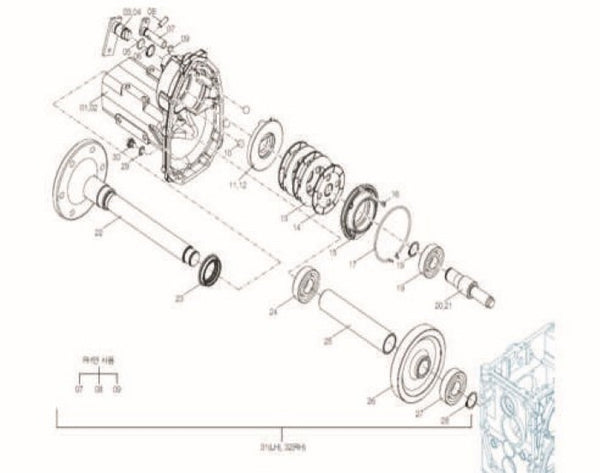 Rear Axle Assembly