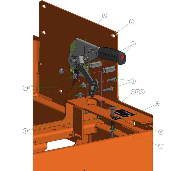 Brake Handle Mounting