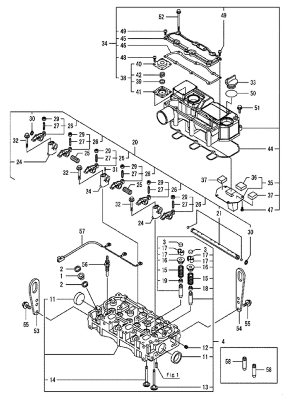 Cylinder Head and Bonnet