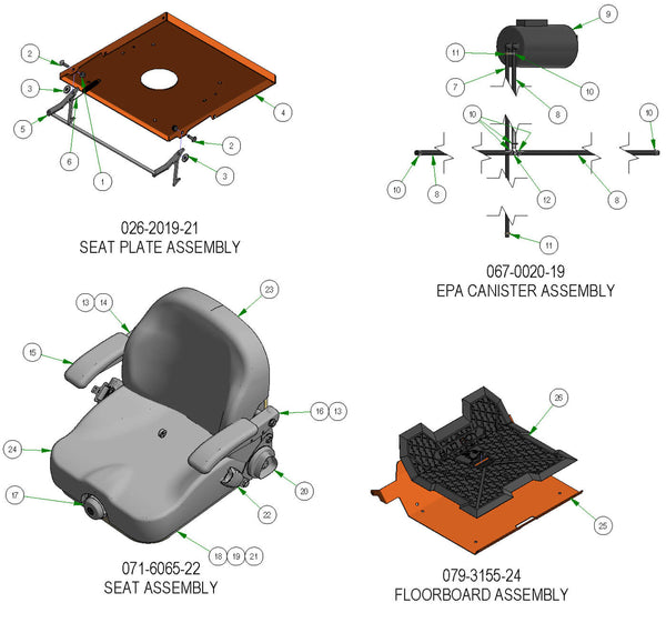 Covers & Seat Subassemblies