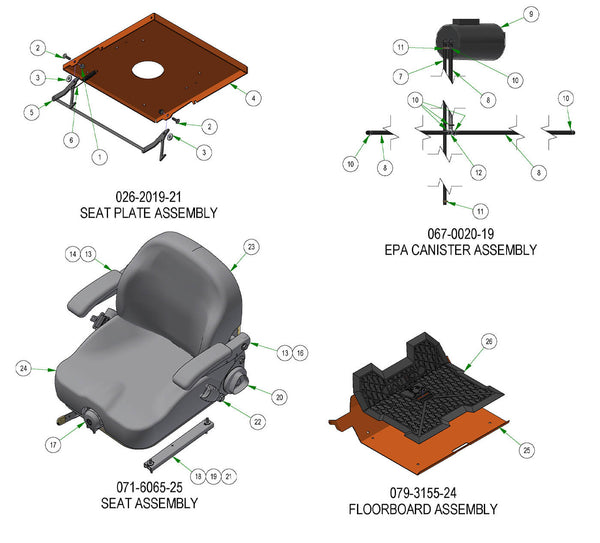 Covers & Seat Subassemblies