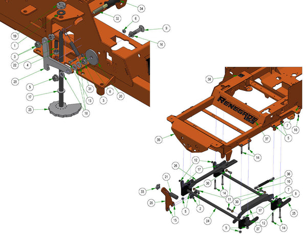 Deck Height Actuators