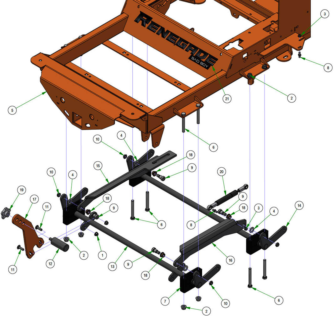 Deck Height Actuators