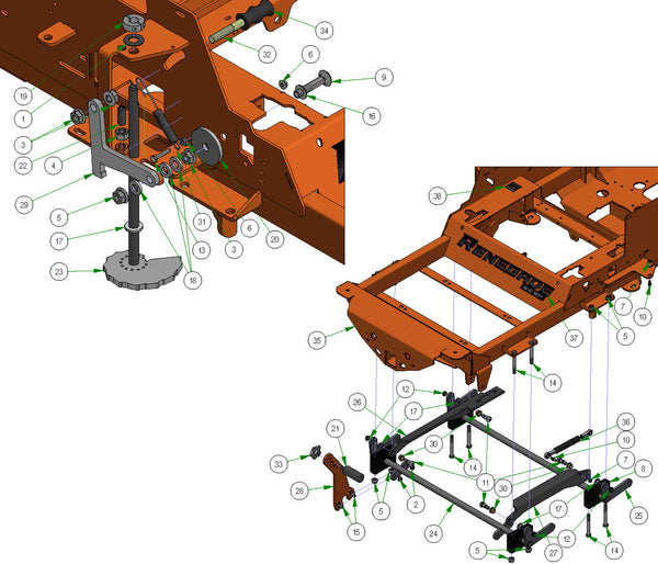 Deck Height Actuators