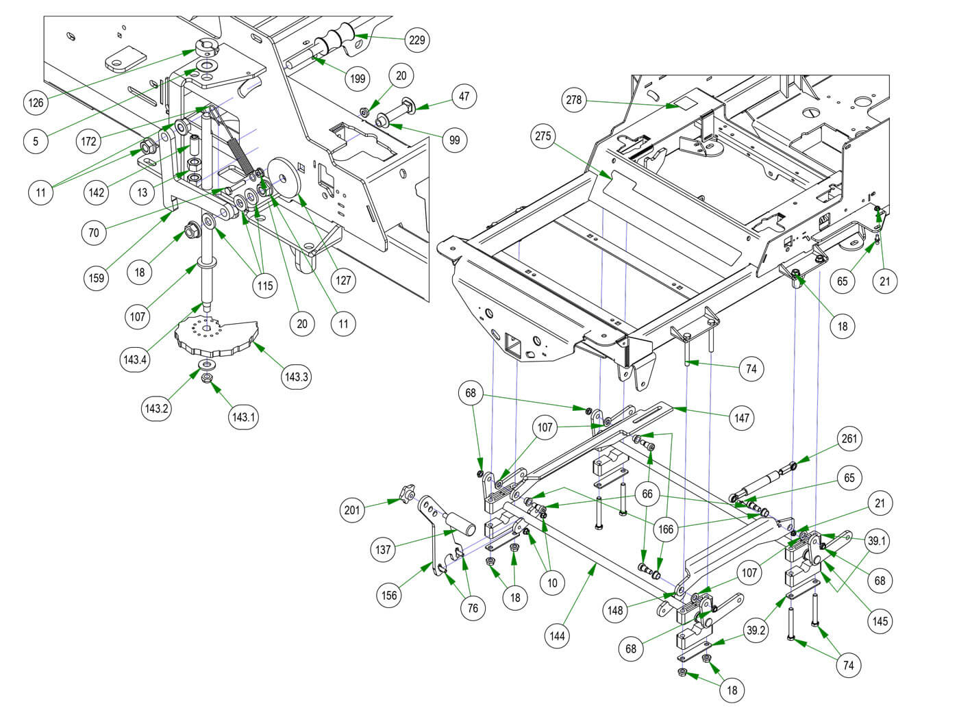 Deck Height Actuators