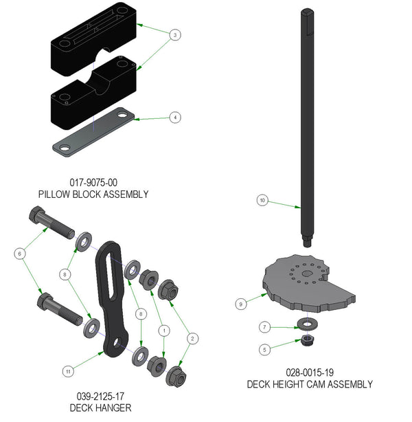 Pillow Block, Deck Hanger etc.