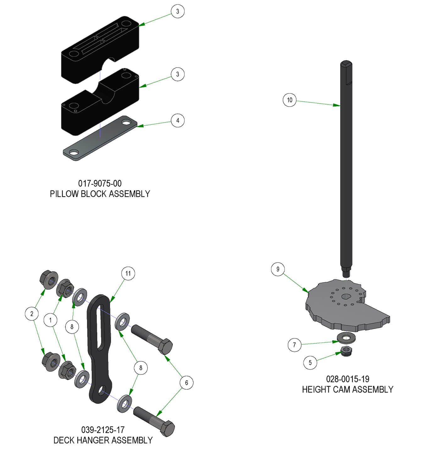 Deck Height Subassemblies