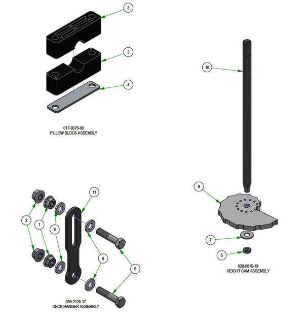 Deck Height Subassemblies