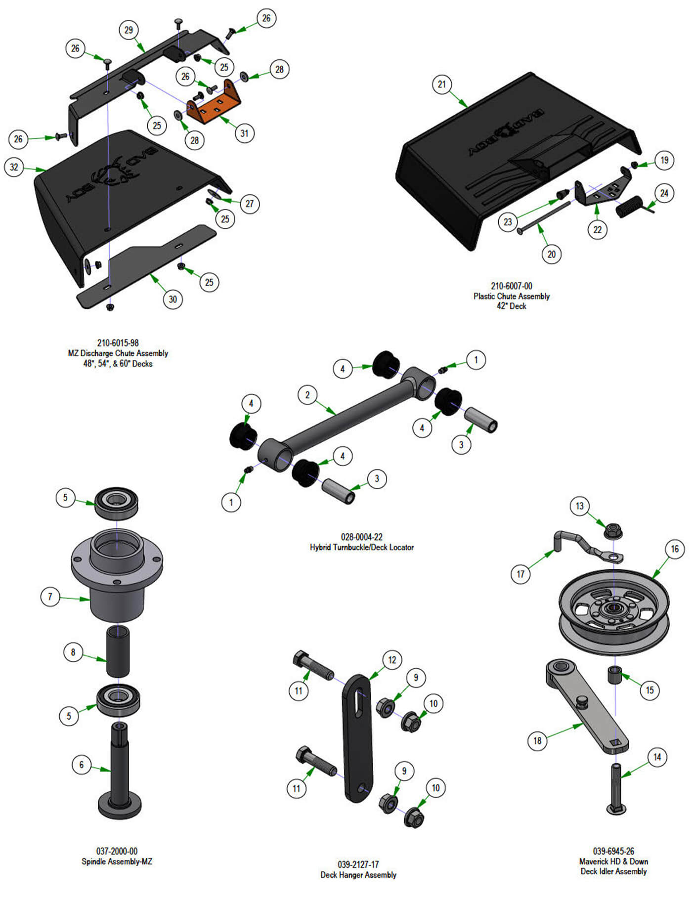 Deck Subassemblies