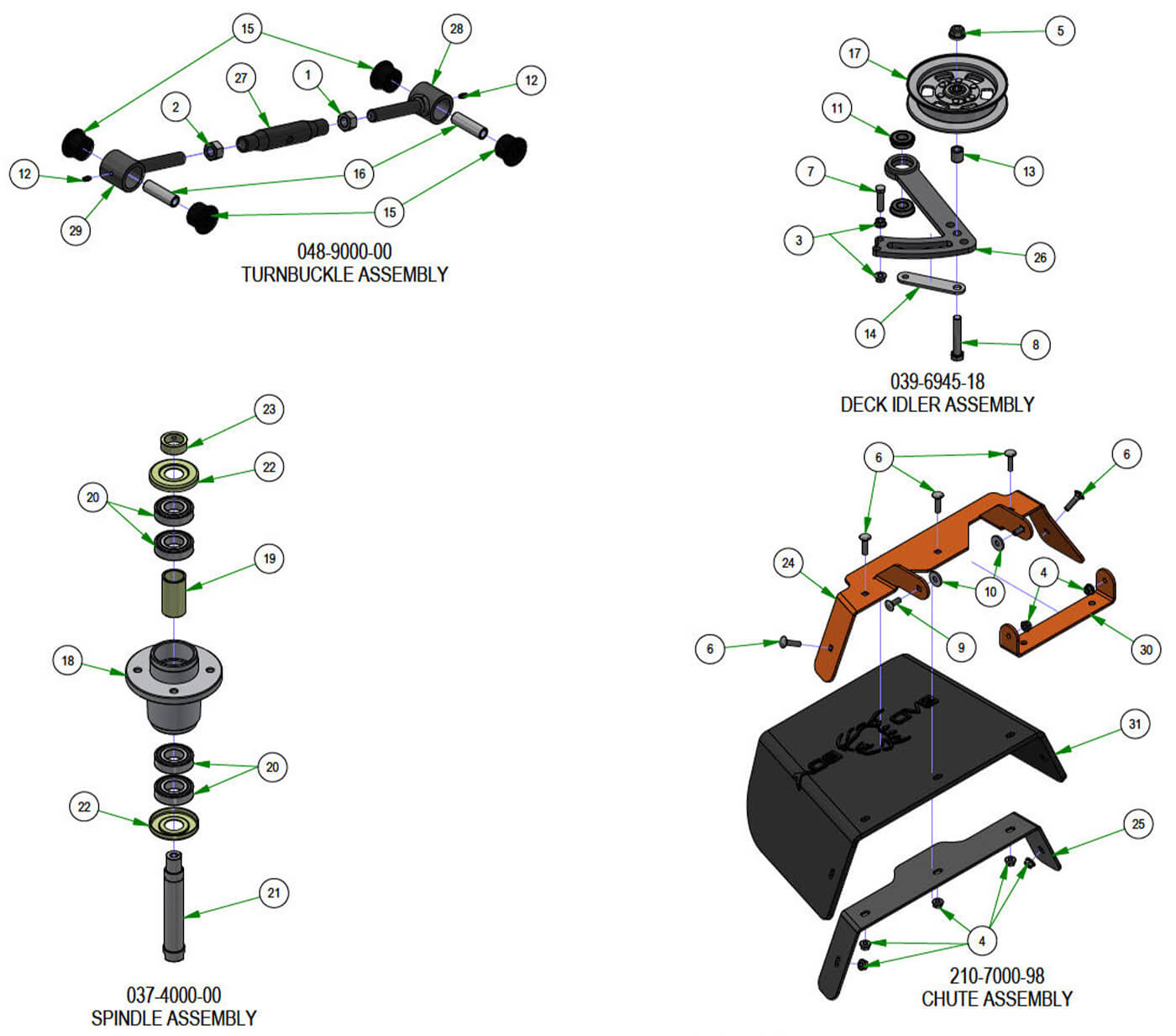 Deck Subassemblies