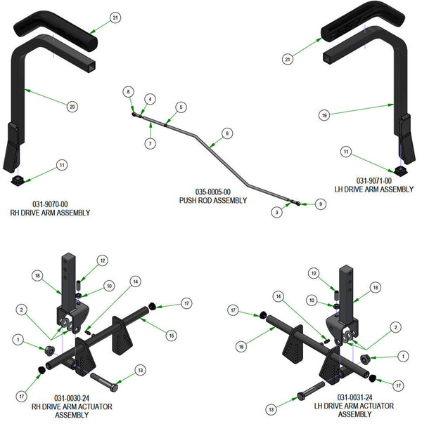 Drive Arm Subassemblies